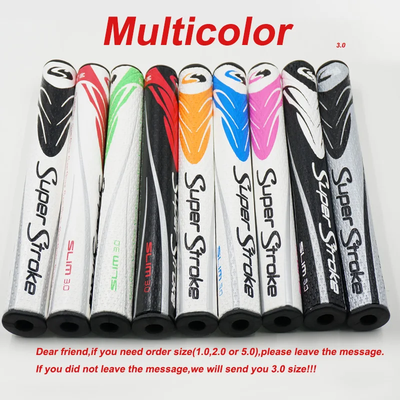 multicolor Супер Str* Fatso1.0/2,0/3,0/5,0 клюшки для гольфа гольф сцепление, 4 размера, S, M, L, вы можете выбрать, оптом 10 штук Гольф ручки - Цвет: multicolor