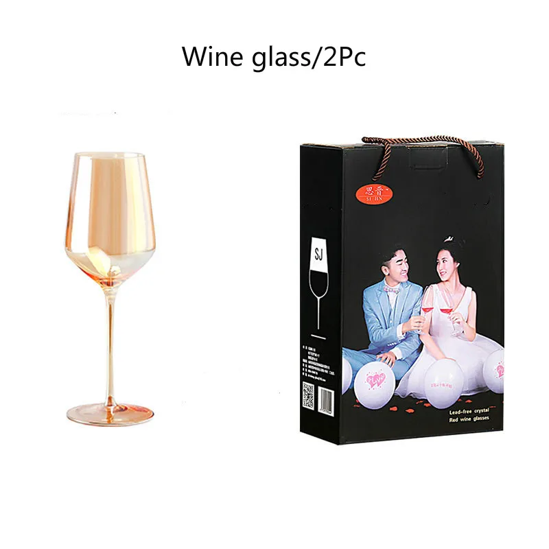 Amber gold 002A Бутик 400-1000 мл позолоченный винный набор красного вина Графин для вина хрустальный стеклянный Кубок для вина подарки 3 вида стилей сепаратор - Цвет: Amber gold 002A