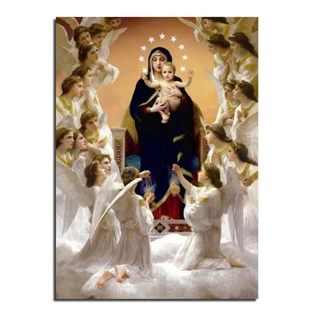 

Rhinestone religions Jesus Virgin angel Christmas Home Decoration DIY Diamond Painting 3d Wall Stickers Embroidery Needlework