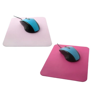 

2 Pcs Mouse Mat Computer Mouse Silicone Gel Mouse Pad Ultra-Thin Laptop Computer, Pink & Dark Pink
