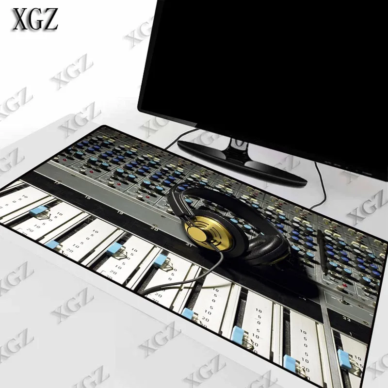 

XGZ Cool Headphones Music Office Large Mouse Pad Game Gamer Gaming PC Notebook Mousepad Keyboard Compute Anime Desk Tablet Mat