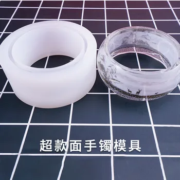 

New Silicone Mould DIY Resin Bracelet Jewellery epoxy resin molds for diy jewelry Making Tools