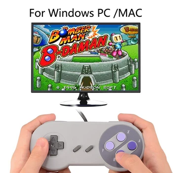 

Game Handle Game Accessories For Laptop/Mac Computer Joypad Retro Wired USB Joystick Controller Classic Gamepad