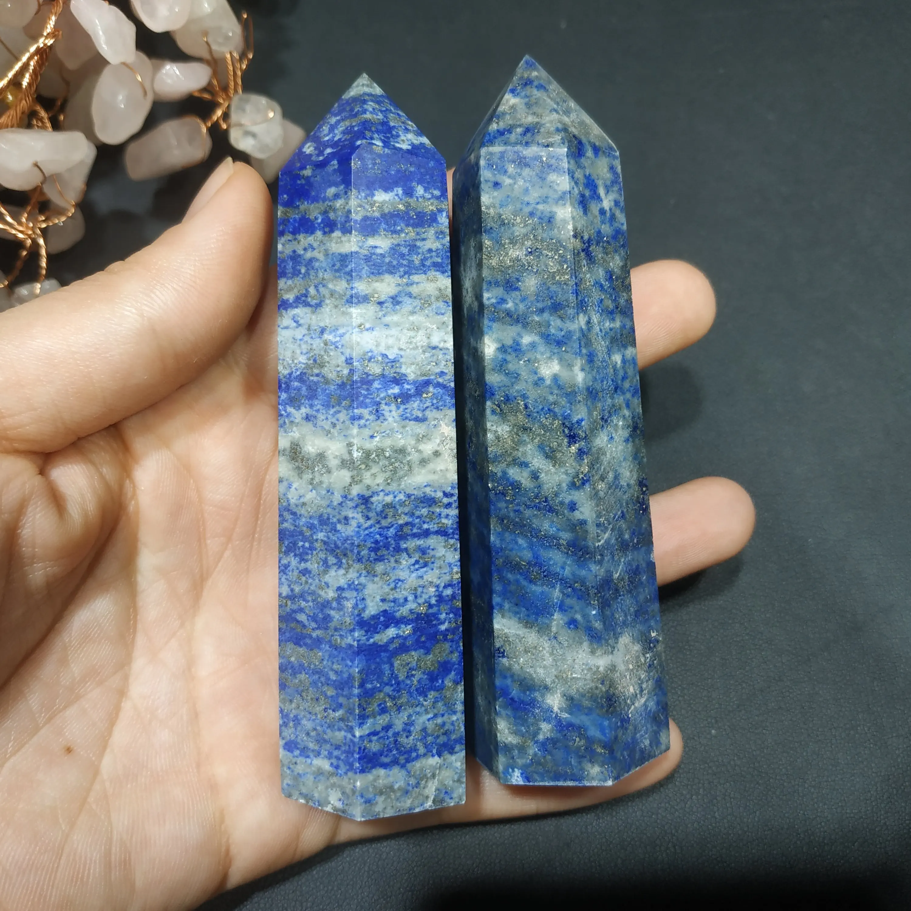 100-120 г натуральный Crystal Кристалл камни палочка ТОЧКА для продажи