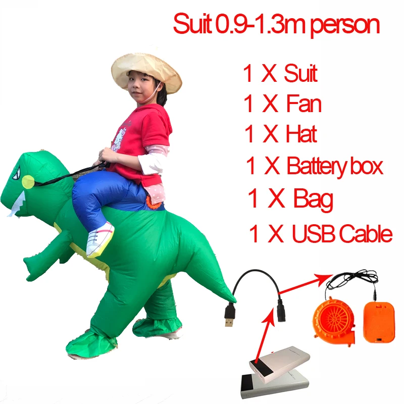 T Rex For Women Adult Inflatable Tyrannosaurus Rex Costume Halloween Children Cosplay Party T Rex Dinosaur Costume For Kids (8)