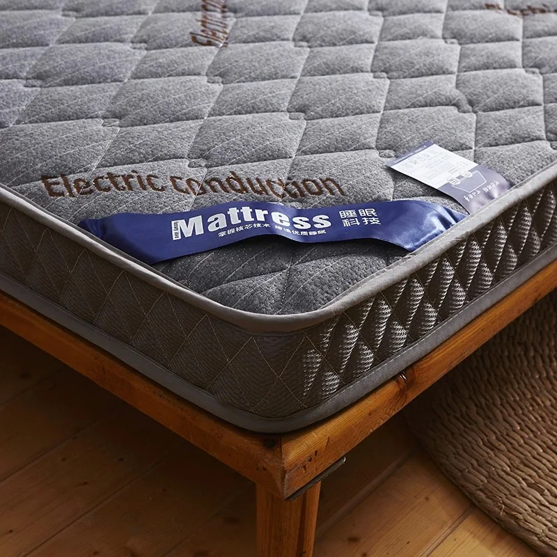 VESCOVO Knitted Cotton Mattress 180*200 Double Foldable Tatami Floor Mats Student Dormitory Bed Topper mattress topper sleep mattress