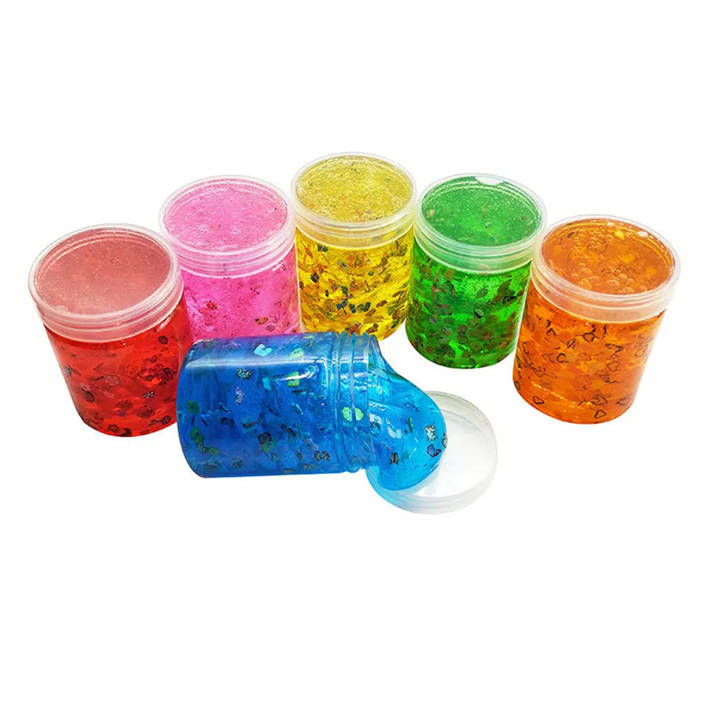 Beautiful Fantasy Color Slime Kids Clay Decompression Toys Transparent Glue for Slime children