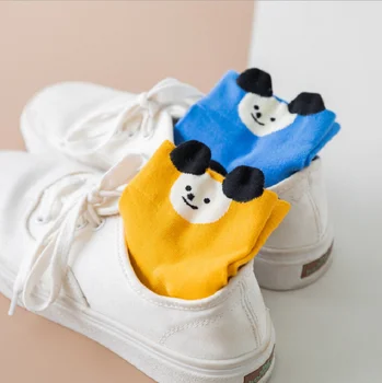 

The spring and summer day is lovely little ears avocado green cartoon adorable girl pure cotton SOCKS SOCKS for men and women
