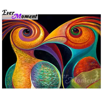 

Ever Moment Diamond Art Painting Bird Animal Mosaic Making Full Square Resin Drills Handicrafts Home Decor Mystery Swap 4Y1211
