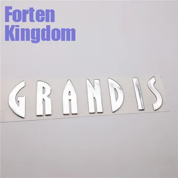 

Forten Kingdom 10 Pieces Word For Grandis Chrome Car Rear Trunk Emblem 3D Letter Sticker Tail Name Plate Badge