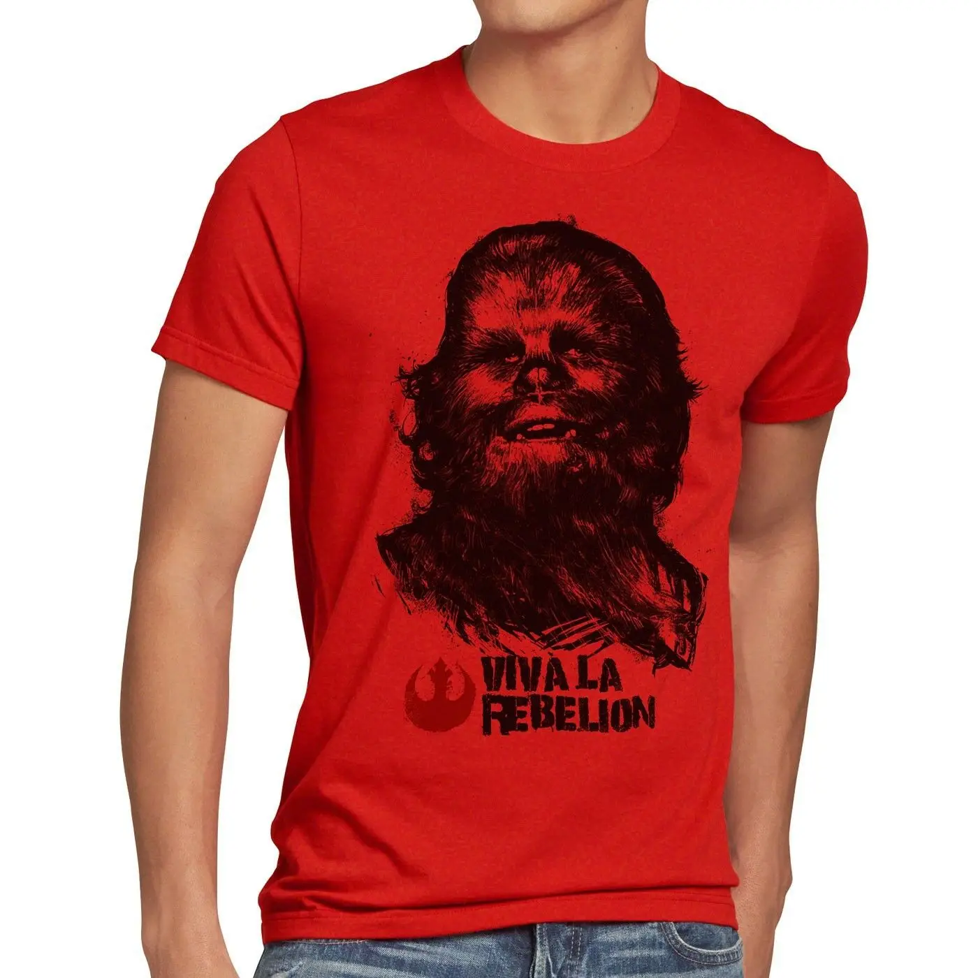 Viva La rebellation t-shirt Star Darth Jedi Skywalker Chewbacca Wars return Luke-show original title | Мужская одежда
