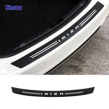 

carbon fiber car rear bumper sticker for seat ibiza