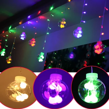 

Glass Bulb Globe String Lights with Clear Bulbs Backyard Patio Lights Vintage Bulbs Outdoor Garland Wedding Decoration