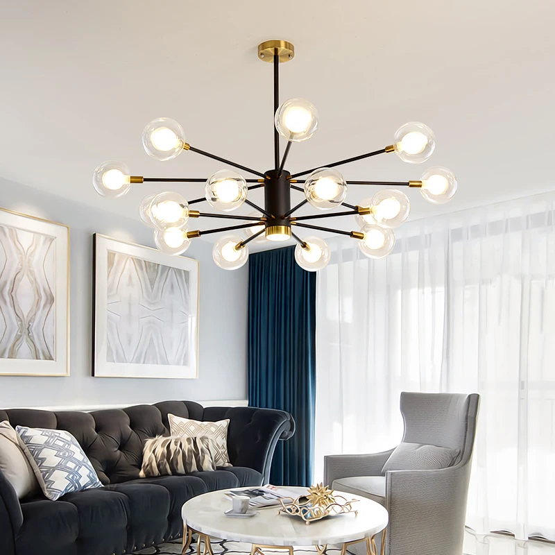

Modern led Chandeliers Lighting Home Atmosphere Magic Bean Bedroom Lamp Molecular Lamp Ceiling Chandelier Lights