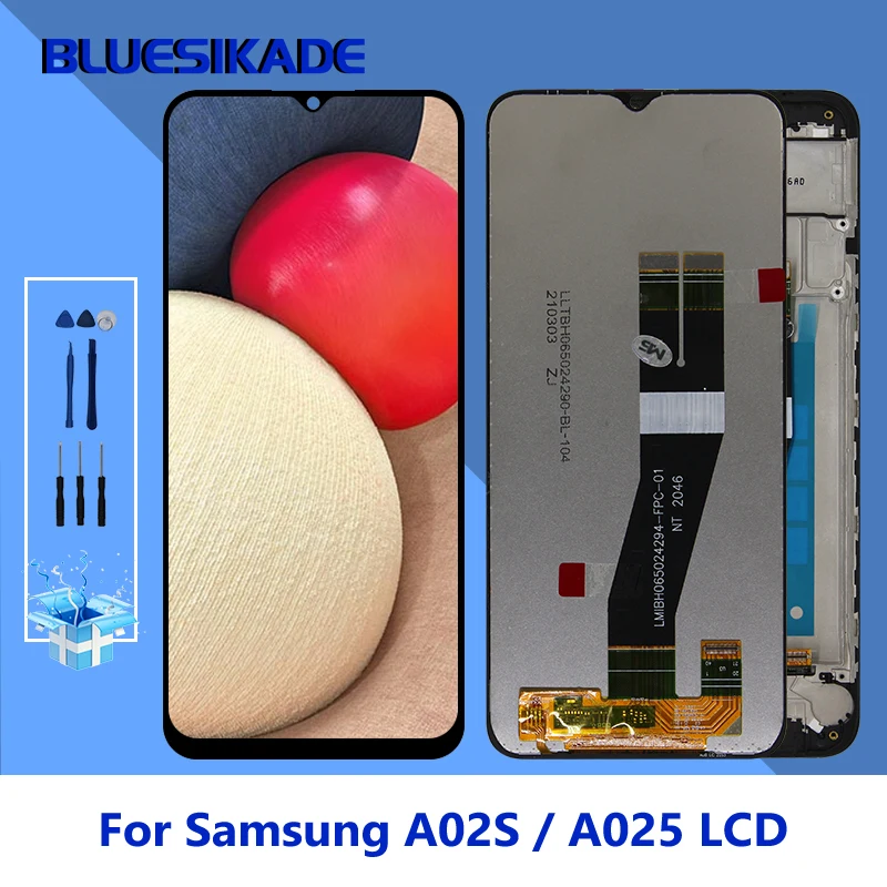 Pantalla LCD de 6,5 pulgadas para Samsung Galaxy A02S, digitalizador de pantalla táctil para Samsung SM-A025F SM-A025F/DS SM-A025G SM-A025M