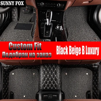 

SUNNY FOX Car floor mats for BMW 3/4/5/6/7 Series GT M3 X3 X4 X5 X6 Z4 5D car-styling all weather carpet floor liner