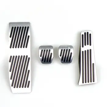 

No Drill Pedals For BMW 1 3 Series E46 E90 E91 E92 E93 E87 E88 Aluminum Clutch Gas Brake Footrest Pedal LHD MT