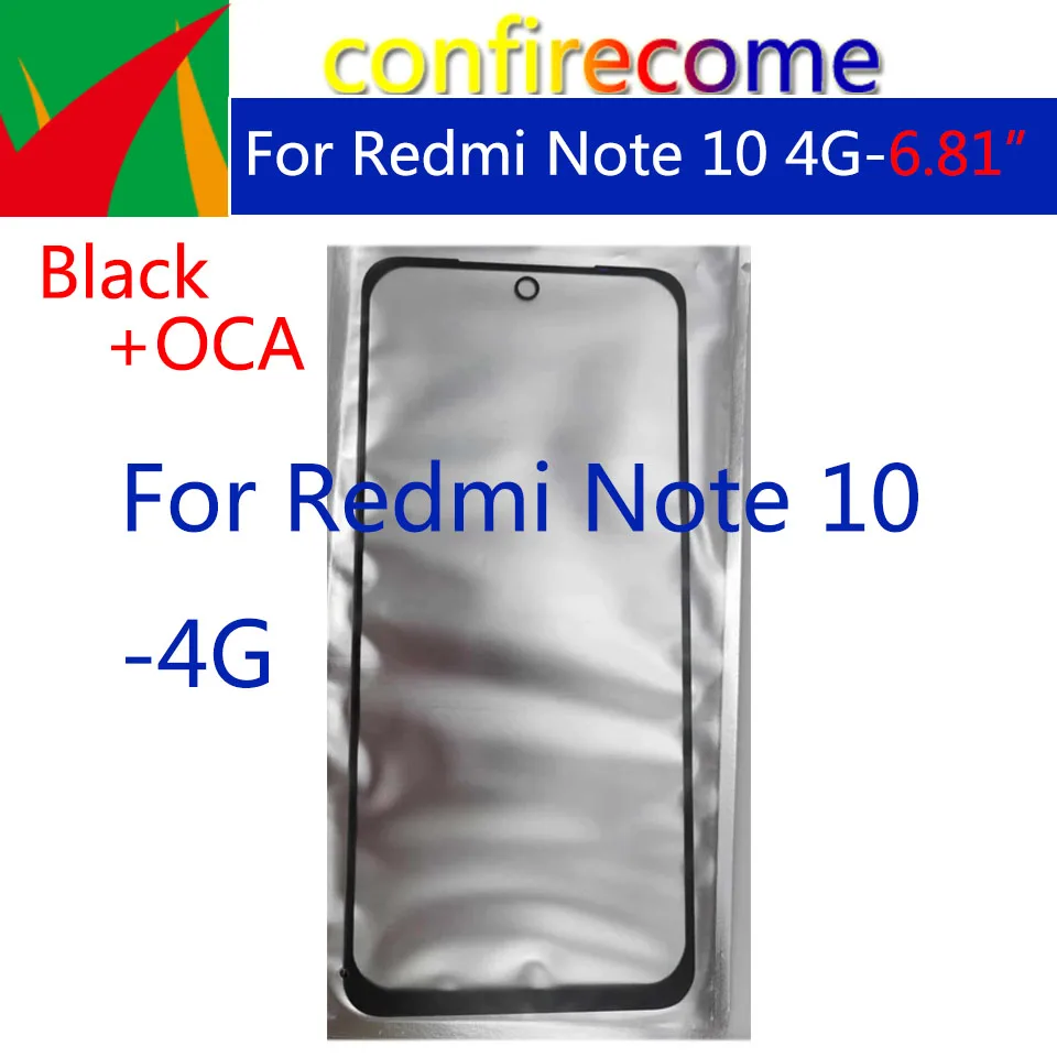 

10 шт./партия, сменная сенсорная панель для Xiaomi Redmi Note 10 4G