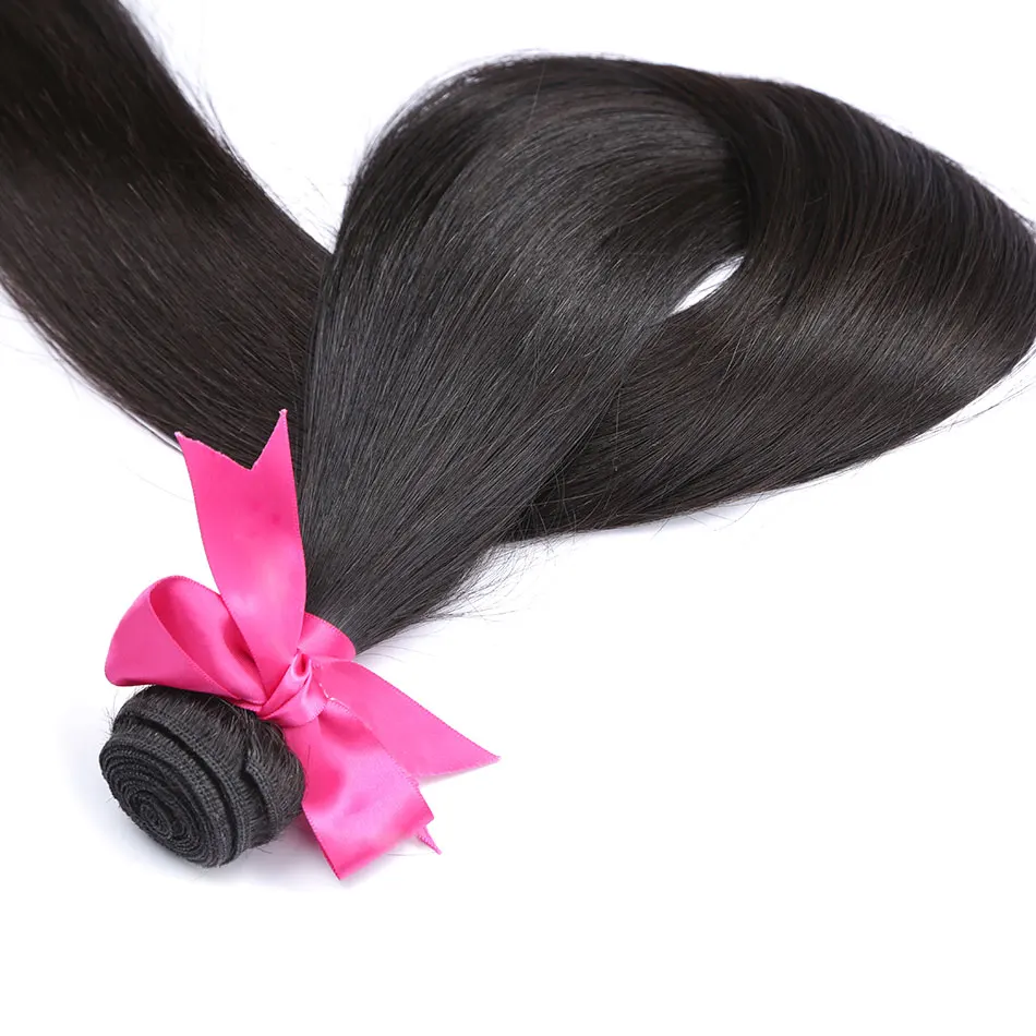 Luvin OneCut Hair Straight 8-40 28 38 Malaysian Weave Bundles Human Hair 3/4 Bundles Natural Color Remy Hair Extensions