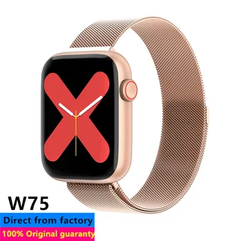 

New W75 iwo 13 smart watch 1: 1 44mm 40mm watch Ip68 smartwatch ECG blood pressure message reminder phone for iOS android W55 I6