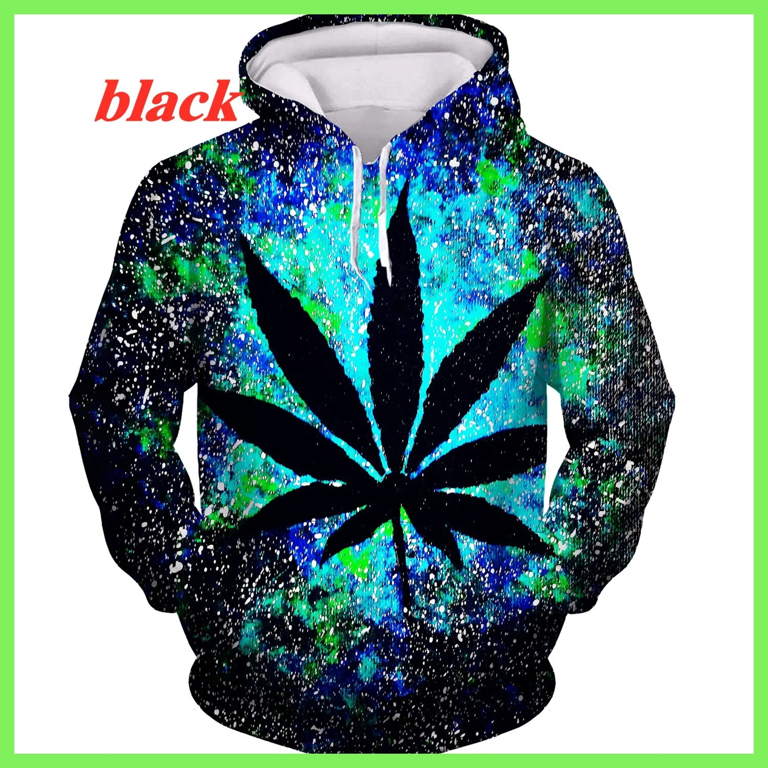 

Fashion Popular Tobacco Weeds 3D Hoodies Harajuku Print Hooded Sweatshirt Hipster Casual Pullovers