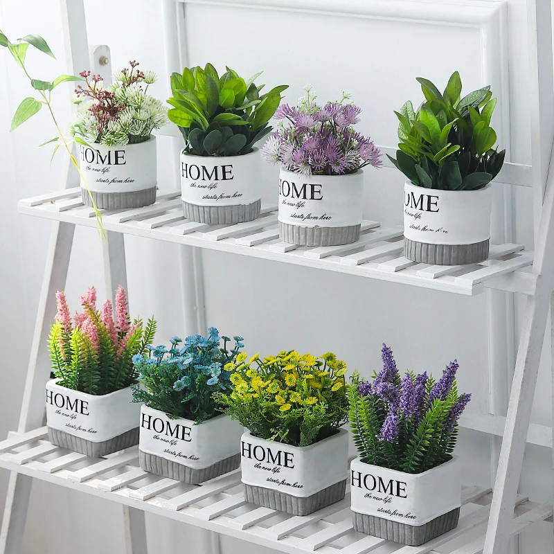 

Living room simulation green plant green plant decoration false flower desk decoration creative home home decor desk decoration