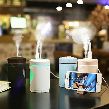 

5-In-1Electric Humidifier USB Mini Colorful Lights Air Purification Hydration Multifunctional Aroma Diffuse Office Humidifier