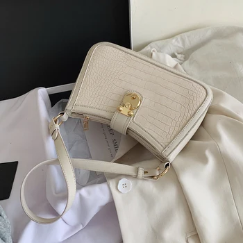 

Stone Pattern Small Square Bags For Women 2020 Luxury Handbags Clutch Bags Designer PU Leather Girls Shoulder Messenger Bags