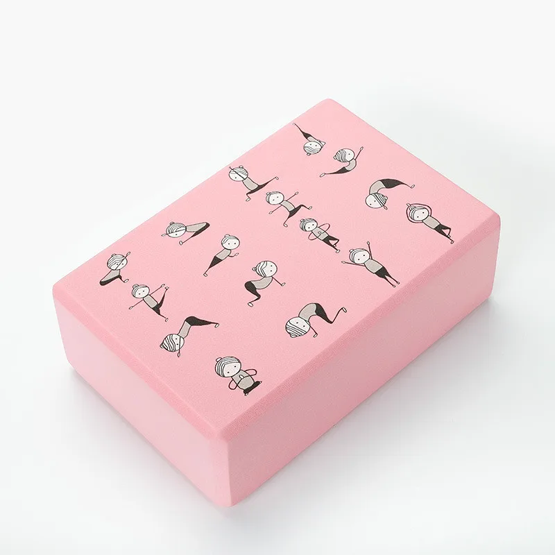 Pink Style 1 Высокая плотность пены Йога кирпичный блок для растяжки тела формирования нескользящей поверхности блок Йога Аксессуары - Цвет: Pink Style 1