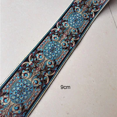 Gold Grosgrain Ribbons Gift Packaging Diy Printed Ribbons Lace Fabric HB58 - Цвет: 12