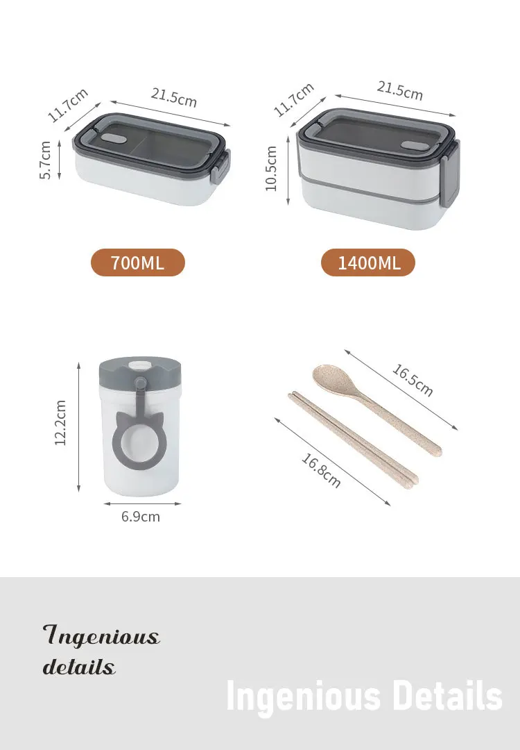 Lunch Box Thermal Food Container Bento Box Microwave Safe Lunchbox School Child Food Storage Kid's Lunch Box With Compartments