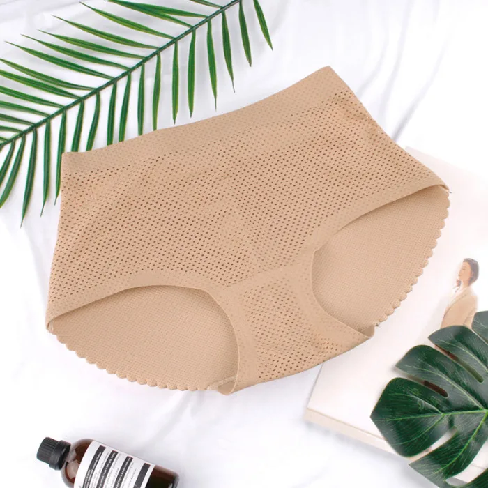 Женское Бесшовное нижнее белье с завышенной талией, утягивающее белье с подкладом на бедрах и T8