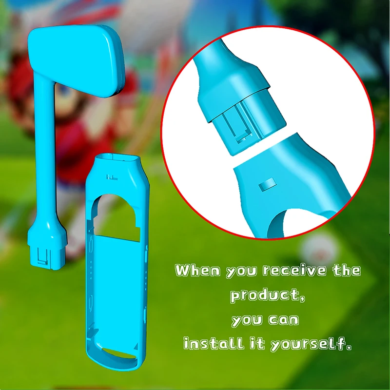 1 Pair Somatosensory Game Golf Clubs Gamepad for Switch Gamepad Glof Clubs for Controller Game Accessories