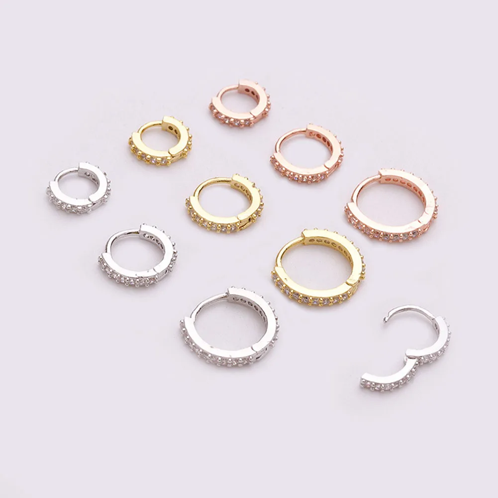 Anel de nariz e cravos, 1 peça, segmento de dobradiça, moda, feminina, joia, aço cirúrgico, piercing de nariz, colorido, strass