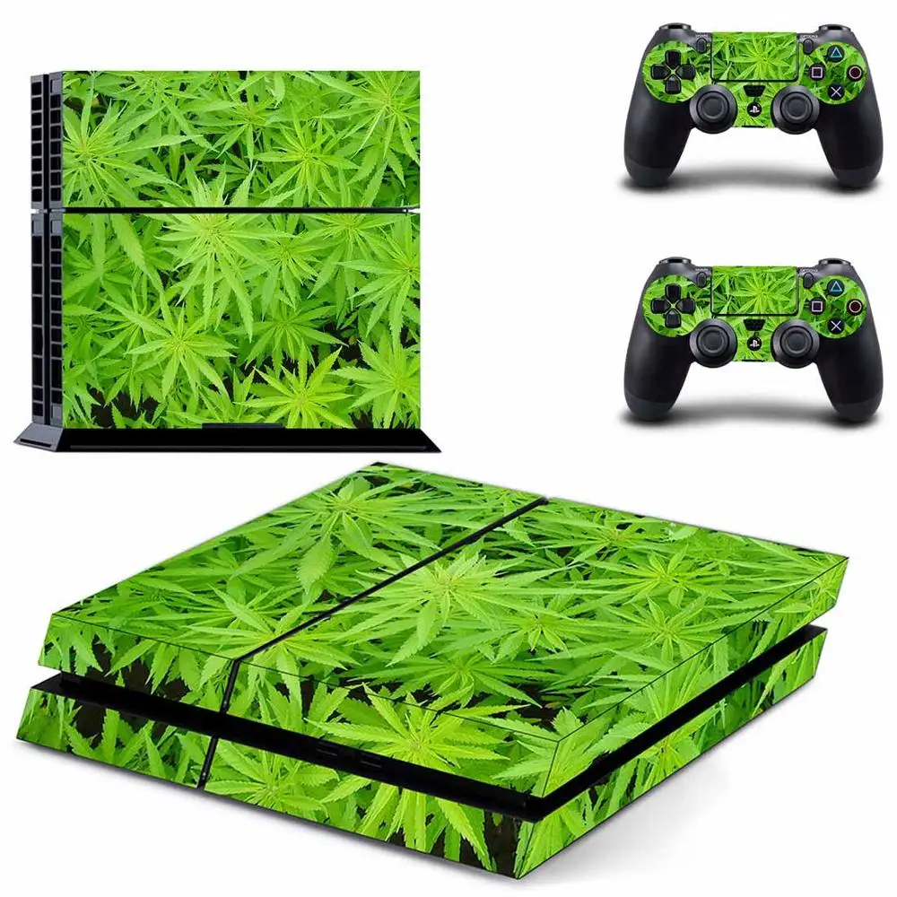 DPTM0979 Наклейка s Marihuana наклейка для PS4 PS 4 наклейка Play station 4 Pegatinas для консоли playstation 4 и 2 контроллера - Цвет: DPTM0979