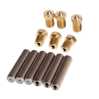 

3D Printer Part MK8 0.4mm Extruder Nozzle+1.75mm Throat Tube+0.4mm Drill Bit