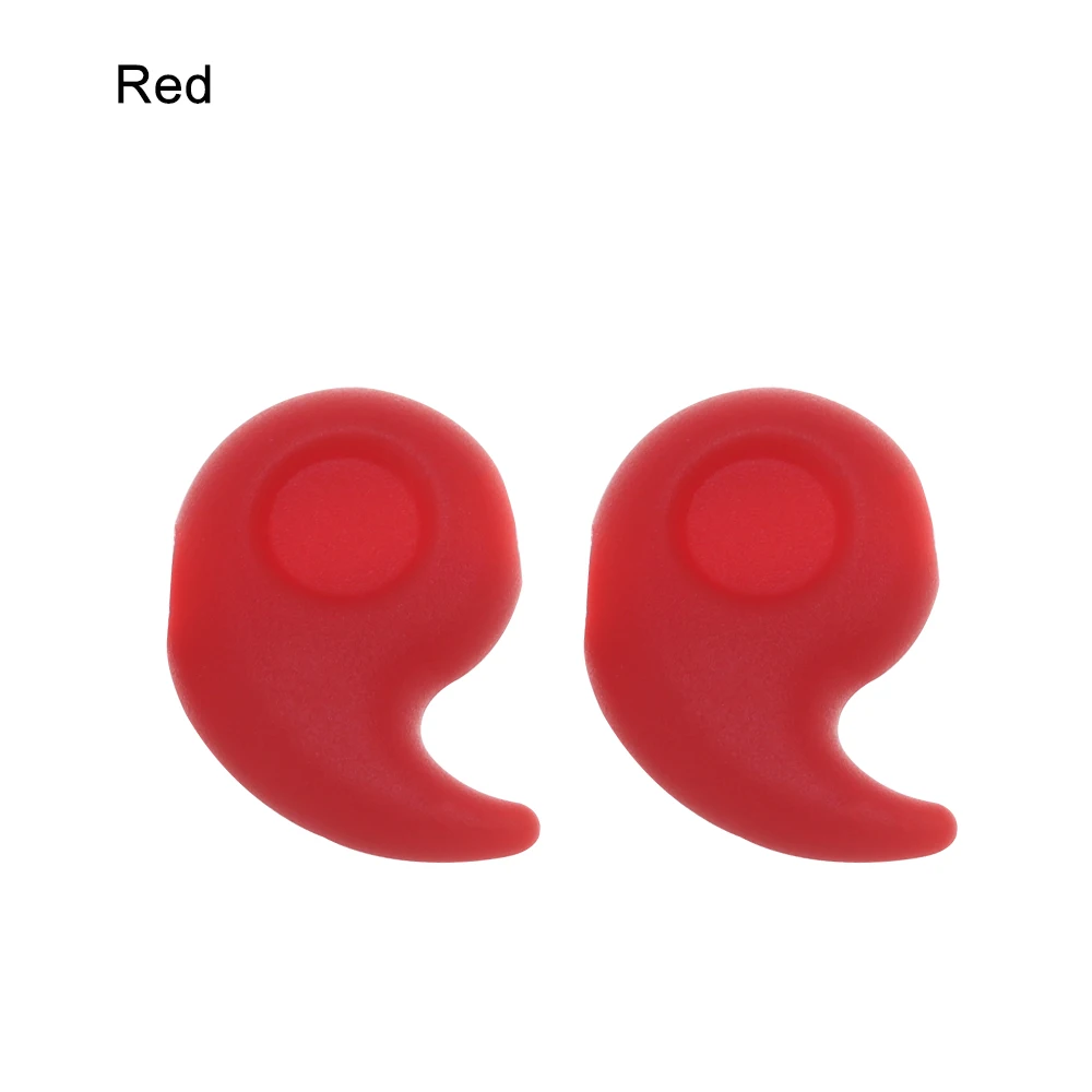 1Pair New Silicone Glasses Ear Hooks Glasses Holder Soft Anti Slip Fixed Leg Grip Temple Tip Outdoor Sports Eyewear Accessories - Цвет: red 1