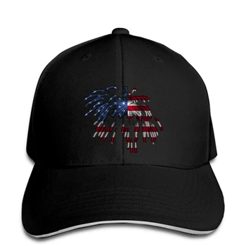 

Flag Fireworks on a Black Men's Fashion Men Baseball Cap Warehouse 4th of July Merica women Men Baseball Cap Snapback Cap