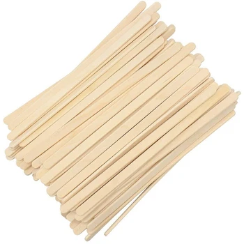 

500PCS Disposable Wooden Coffee Stirrer Blender Tea Drink Milkshake Stirrer