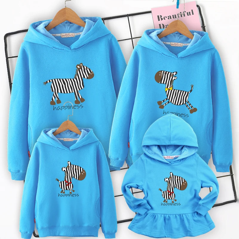 Family Matching Clothes Hoodies Long Sleeve mother and daughter clothes couples matching clothing family baby girl clothes