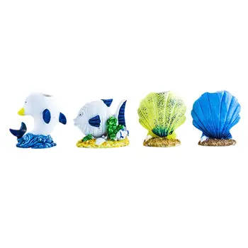 

Marine Set Shell Shape Pen Holder Toothpick Holder Mediterranean Style for Home Decoration Ornaments 1pc (Random Delivery)