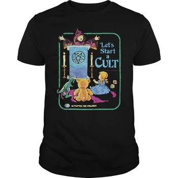 

Let'S Start A Cult For Children Black T-Shirt S-3Xl Plus Size Tee Shirt