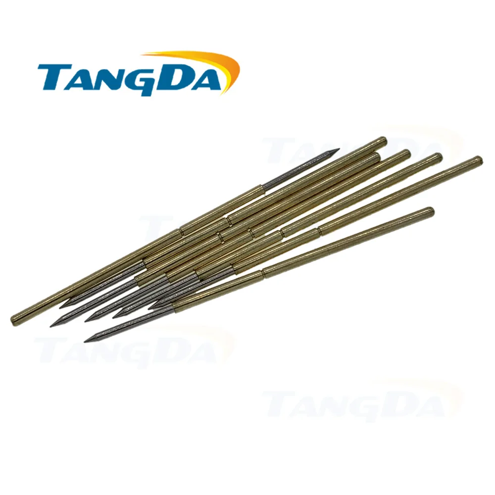 spring test probes pogo pin fixtures PL75-B1 spear PL75 B1 33mm 1.0mm B pcb brass precision connector PAL75-B1 PRN | Обустройство