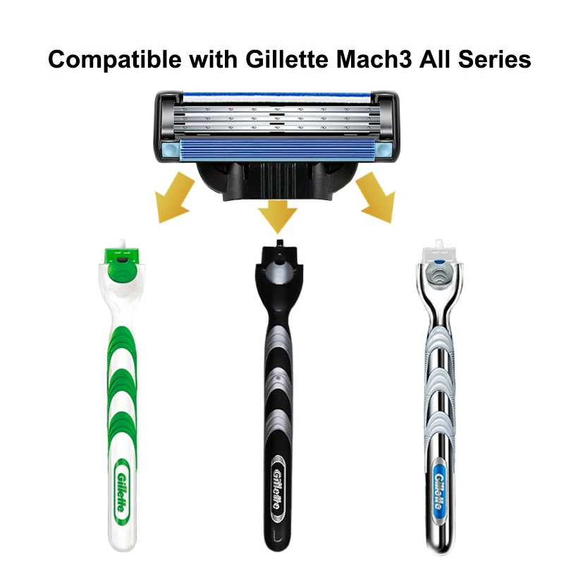 gillette mach 3 vs gillette fusion 5