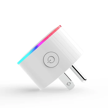 

Intelligent Wi-Fi Plug 10A Socket with Individual LED Indicator Light Smart Wireless Home Control Google Casa Alexa IFTTT XZ-40