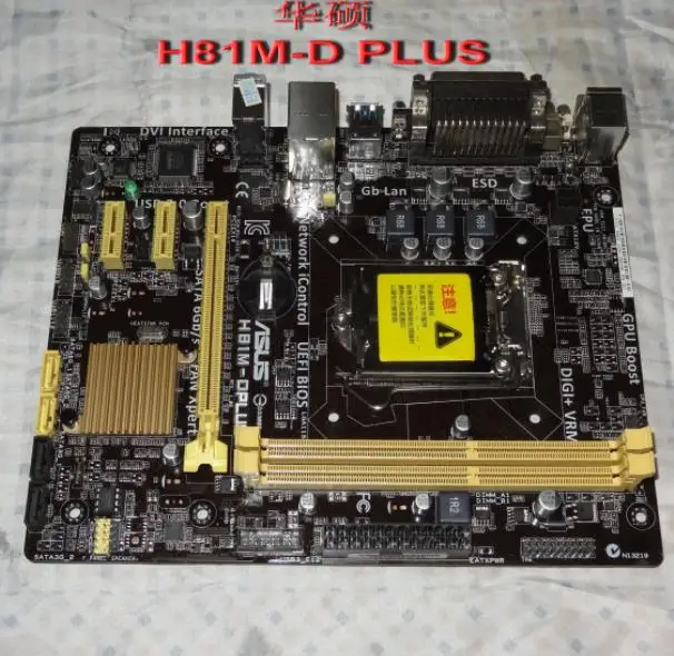 Материнская плата Asus материнская для настольного ПК LGA 1150 DDR3 I3 I5 I7 CPU USB2.0 16 Гб H81