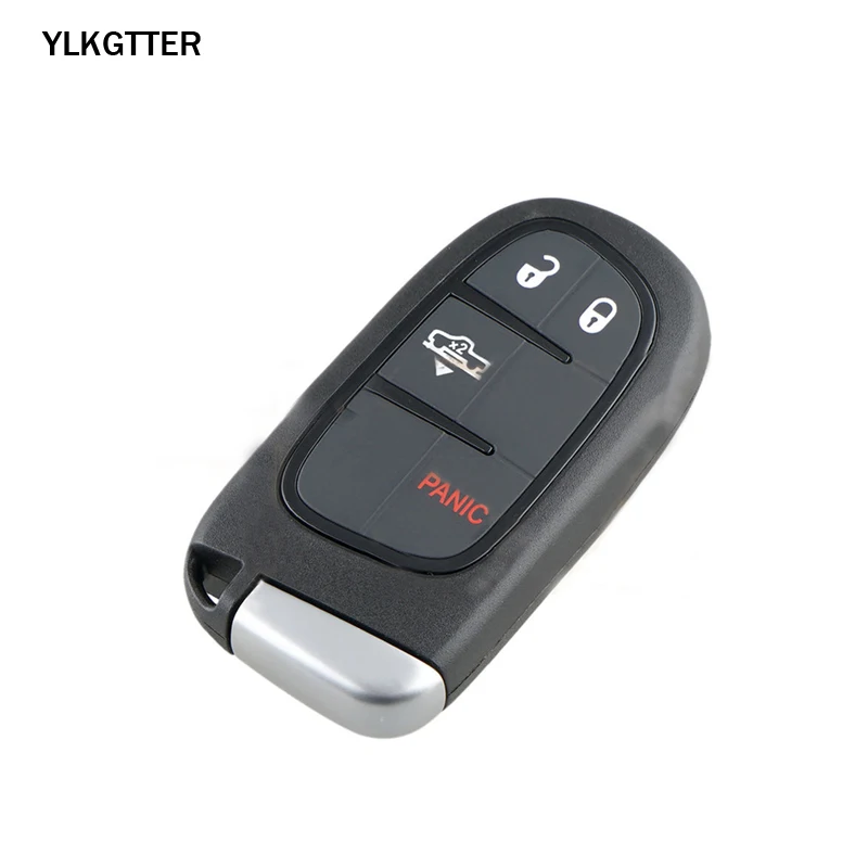 YLKGTTER 433 МГц 3+ 1 кнопка удаленный БЕСКЛЮЧЕВОЙ вход смарт-ключ для Dodge ram с Keyless Go ID46 чип FCC: GQ4-54T ключ Костюм