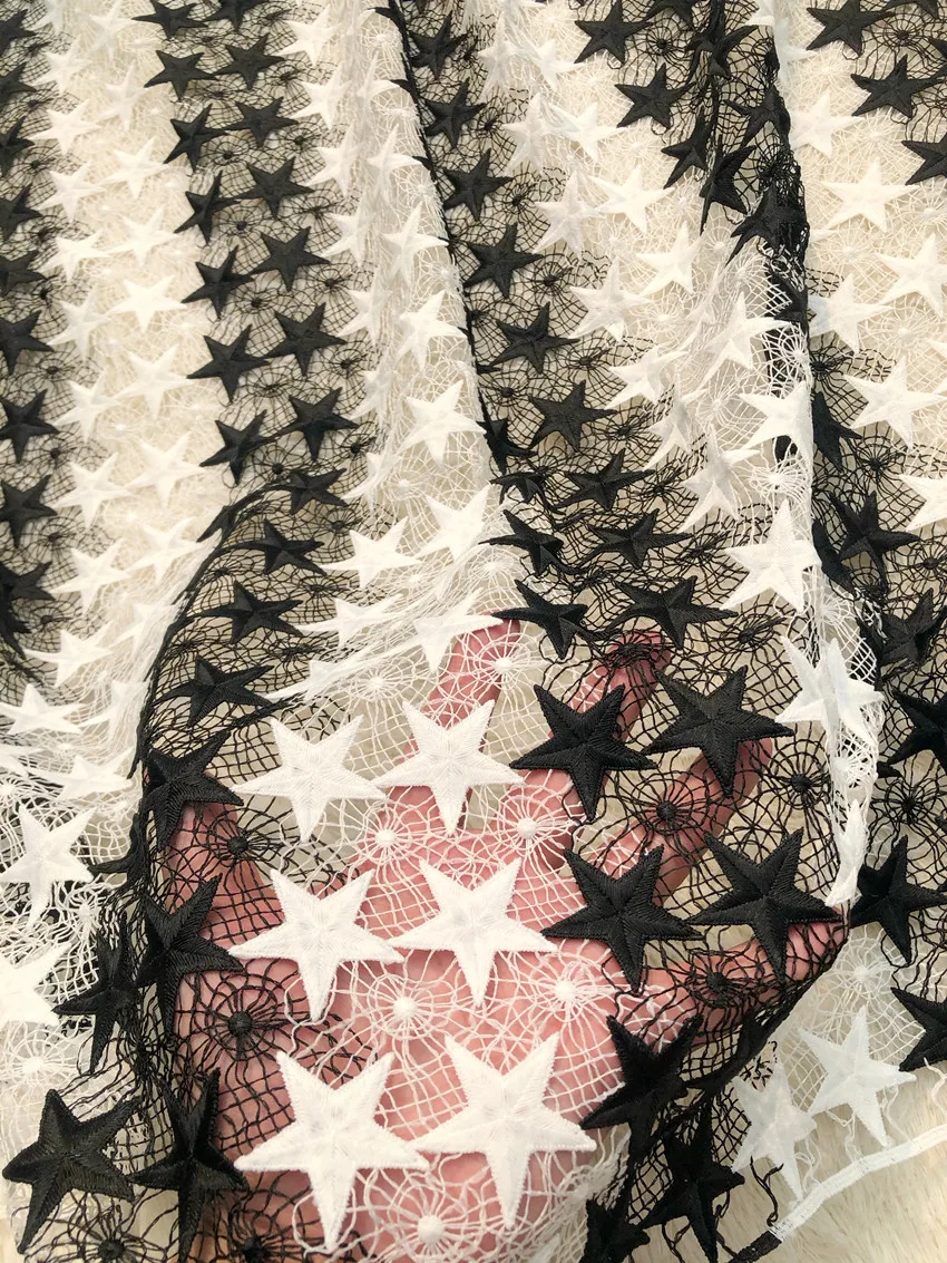 Nigerianischer Spitzenstoff im neuen Stil, 2025, hochwertige Spitze, wasserlöslich, bestickt, modischer weicher Spitzenstoff, 5 Yards – Detail 14