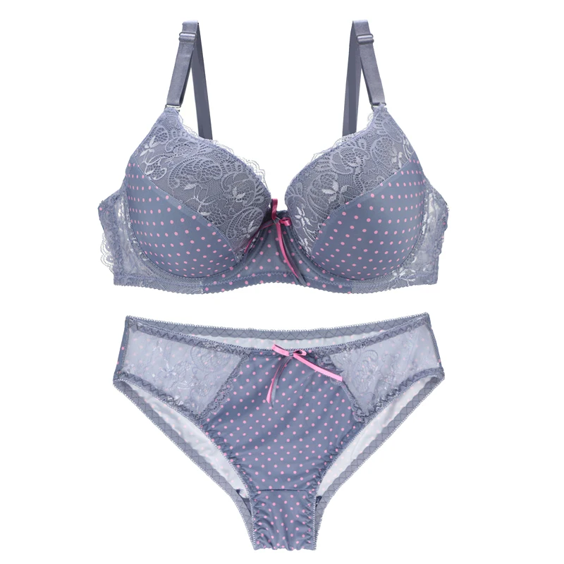 bra and knicker sets cheap Nouvelle Seamless Sexy Lace Straps Plunge Push Up Bra Women Underwear Plus Size Lingerie BCDE Cup Underwire Brassiere lounge underwear set