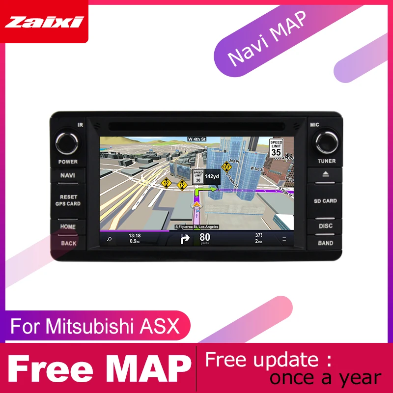 ZaiXi android автомобильный dvd GPS; Мультимедийный проигрыватель для Mitsubishi ASX 2013~ автомобильный dvd НАВИГАЦИЯ Радио Аудио Видео плеер навигационная карта